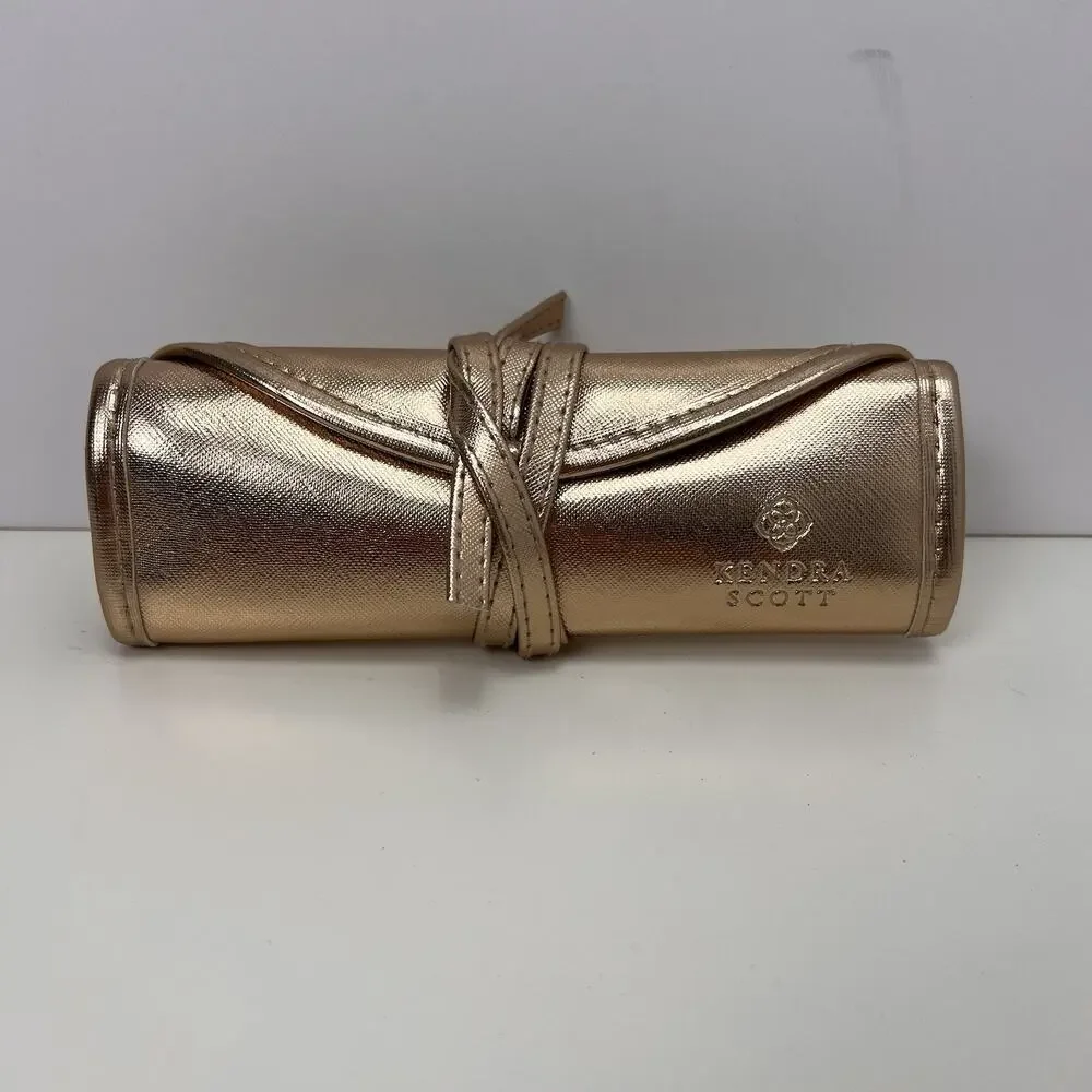Kendra Scott Travel Rolled Jewelry Case Rose Gold
